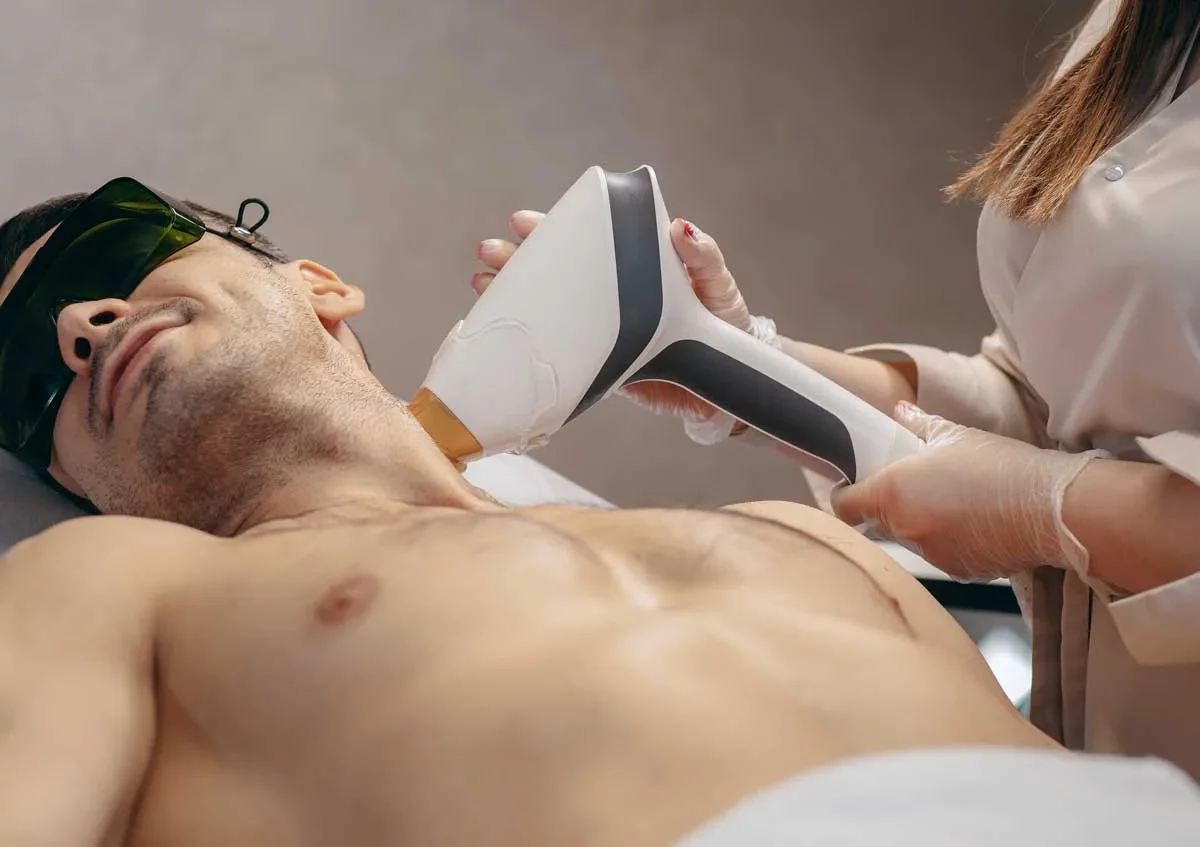 Laser Hair Removal for men neck